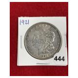 1921 Morgan Silver Dollar Coin