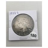 1923 S Peace Silver Dollar Coin