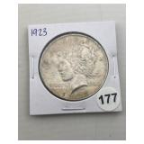 1923 Peace Silver Dollar Coin