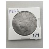 1926 S Peace Silver Dollar Coin