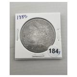 1885 Morgan Silver Dollar Coin