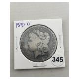 1890 O Morgan Silver Dollar Coin