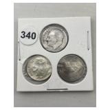 3 Roosevelt Dimes