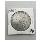 1885 O Morgan Silver Dollar Coin