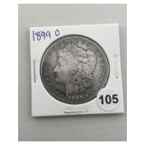 1899 O Morgan Silver Dollar Coin