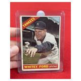 1966 Topps Whitey Ford Baseball Card