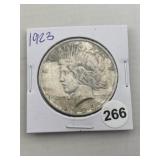 1923 Peace Silver Dollar Coin
