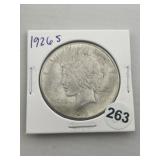 1926 S Peace Silver Dollar Coin