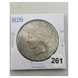 1925 Peace Silver Dollar Coin
