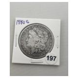 1880 S Morgan Silver Dollar Coin