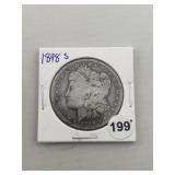 1898 S Morgan Silver Dollar Coin