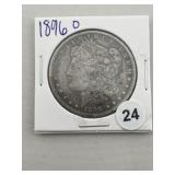 1896 O Morgan Silver Dollar Coin