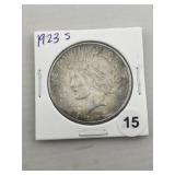 1923 S Peace Silver Dollar Coin