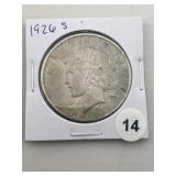 1926 S Peace Silver Dollar Coin