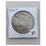 1926 S Peace Silver Dollar Coin