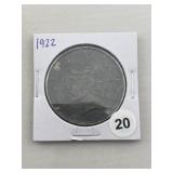 1922 S Peace Silver Dollar Coin