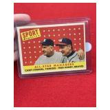 Casey Stengel & Fred Haney Baseball Card