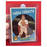 1959 Topps Robin Roberts Baseball Card