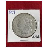 1921 Morgan Silver Dollar Coin