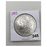 1882 Morgan Silver Dollar Coin