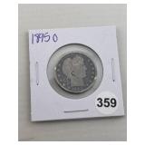 1895 O Barber Quarter Coin