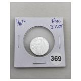 1/10th Fine Silver Coin