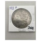 1921 D Morgan Silver Dollar Coin