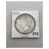 1923 Peace Silver Dollar Coin