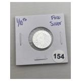 1/10th Fine Silver Coin
