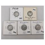5 Roosevelt Dimes