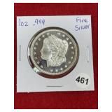 1 Ounce .999 Fine Silver Coin