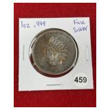 1 Ounce .999 Fine Silver Coin