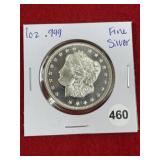 1 Ounce .999 Fine Silver Coin