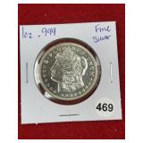 1 Ounce .999 Fine Silver Coin