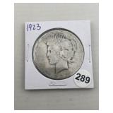 1923 Peace Silver Dollar Coin