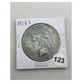 1923 S Peace Silver Dollar Coin