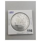 1880 Morgan Silver Dollar Coin