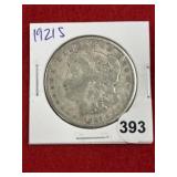 1921 S Morgan Silver Dollar Coin