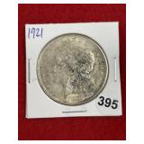 1921 Morgan Silver Dollar Coin
