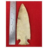 6 & 5/8" Hardin from Texas Indian Artifact Arrowhe
