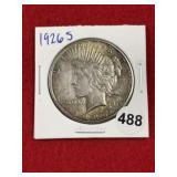 1926 S Peace Silver Dollar Coin