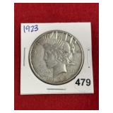 1923 Peace Silver Dollar Coin