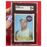 1969 Topps Reggie Jackson Baseball Card