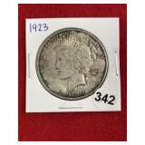 1923 Peace Silver Dollar Coin