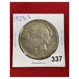 1923 S Peace Silver Dollar Coin