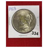 1923 Peace Silver Dollar Coin
