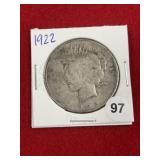 1922 Peace Silver Dollar Coin