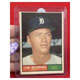 1961 Topps Jim Bunning Baseball Card