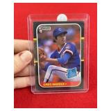 1987 Donruss Greg Maddux Baseball Card