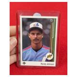 1989 Upperdeck Randy Johnson Baseball Card